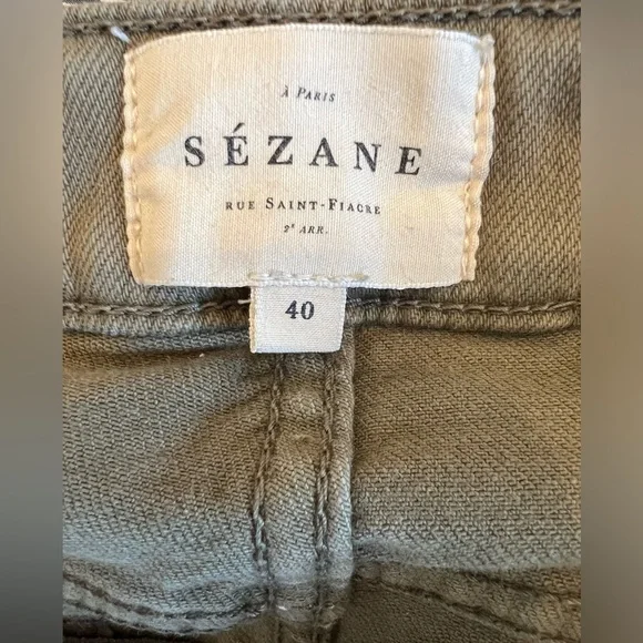 Sezane Denim Pants - Picture 4 of 4